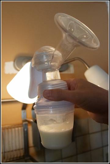 premier pot de lait tiré